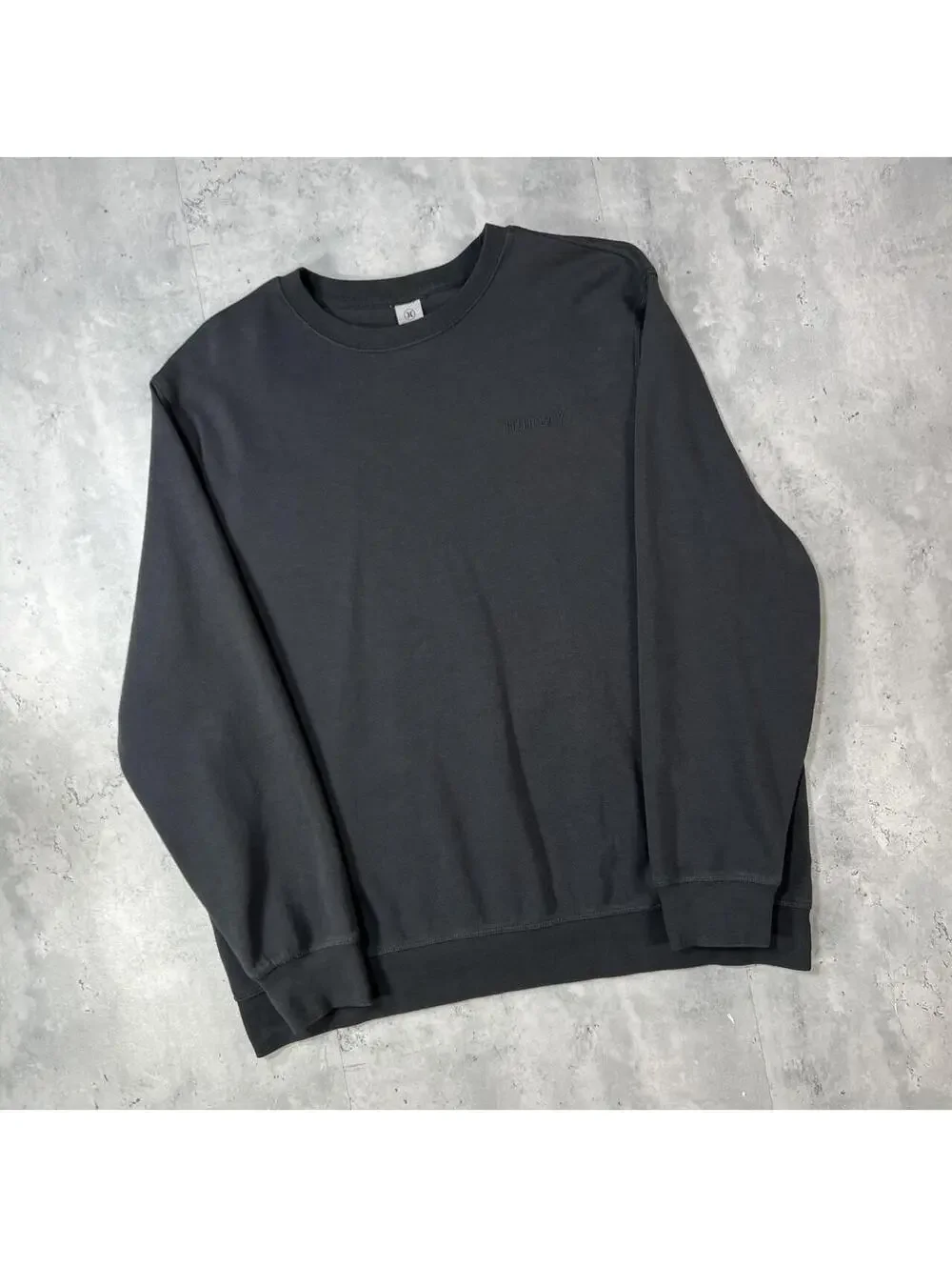 Y2K Gray Hurley Grunge Knit Sweater